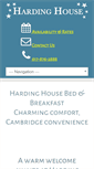 Mobile Screenshot of harding-house.com