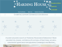 Tablet Screenshot of harding-house.com